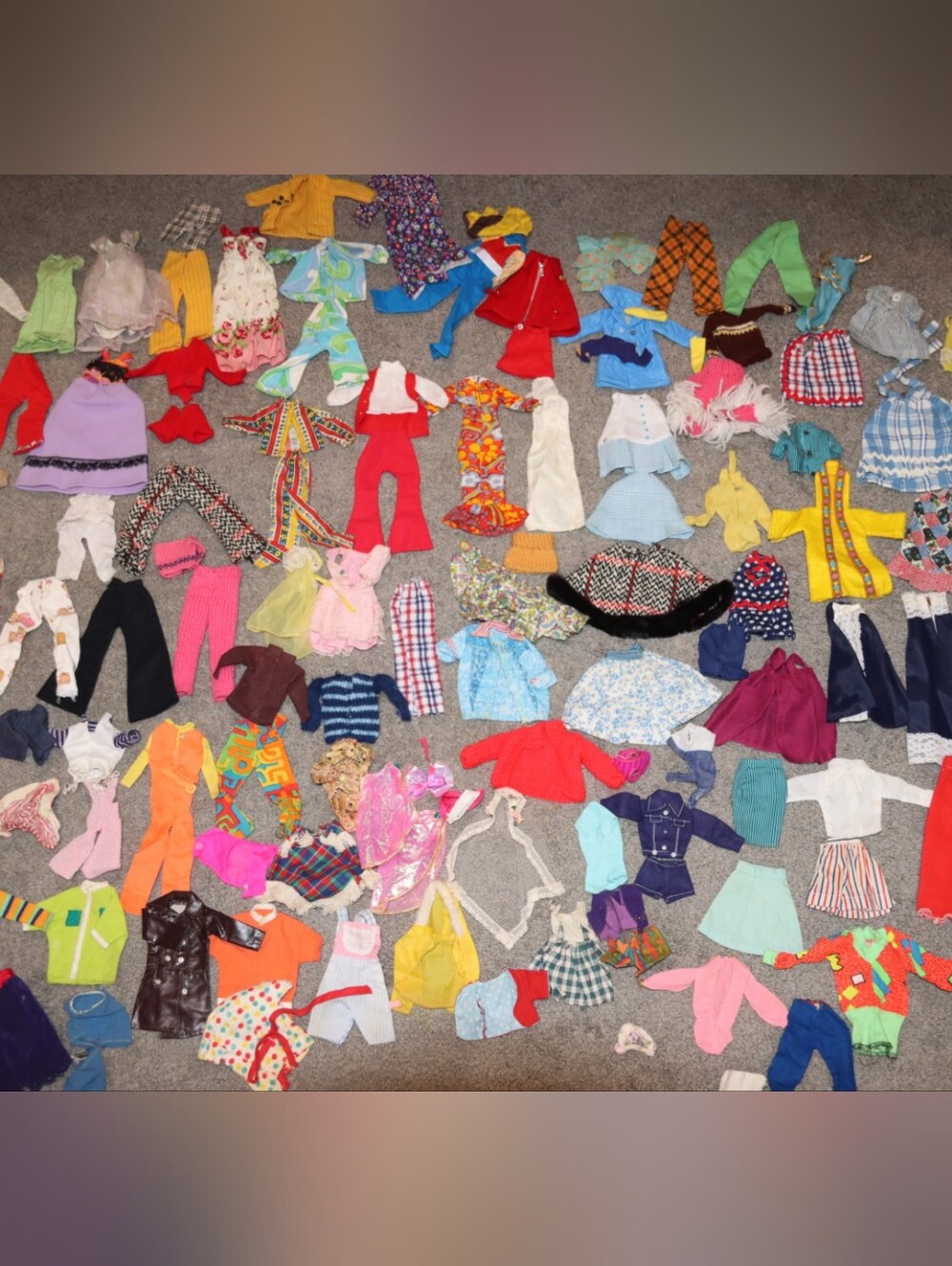 Large Collection of Barbie Clothing